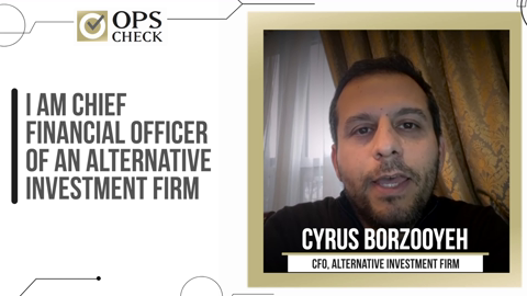 OpsCheck Testimonial: Cyrus Borzooyeh